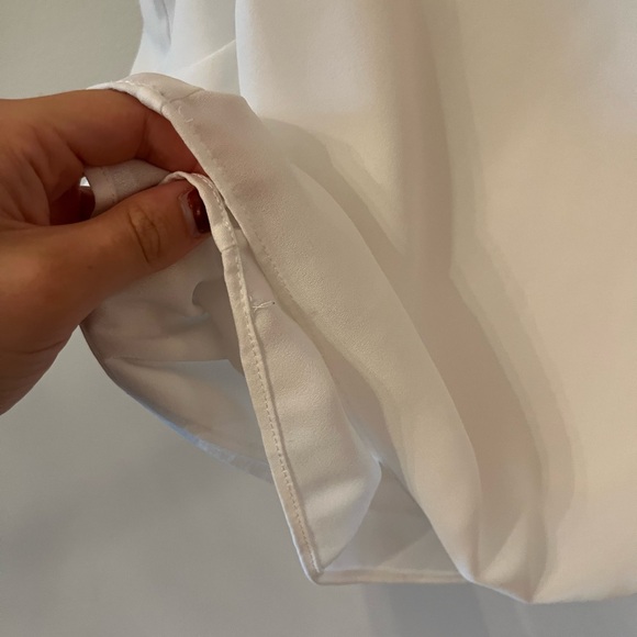 RW&CO White Double Lined Cropped Cami - Picture 2 of 6